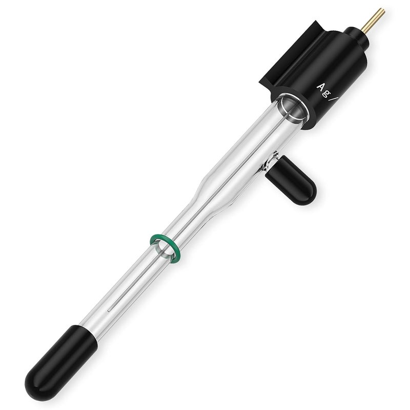 Labasics Saturated Silver Chloride Reference Electrode, Ag/AgCl Reference Electrode, Neutral Electrode, 6 mm Diameter x 65 mm Length, Compatible with Most Electrochemical Cells - Image 1